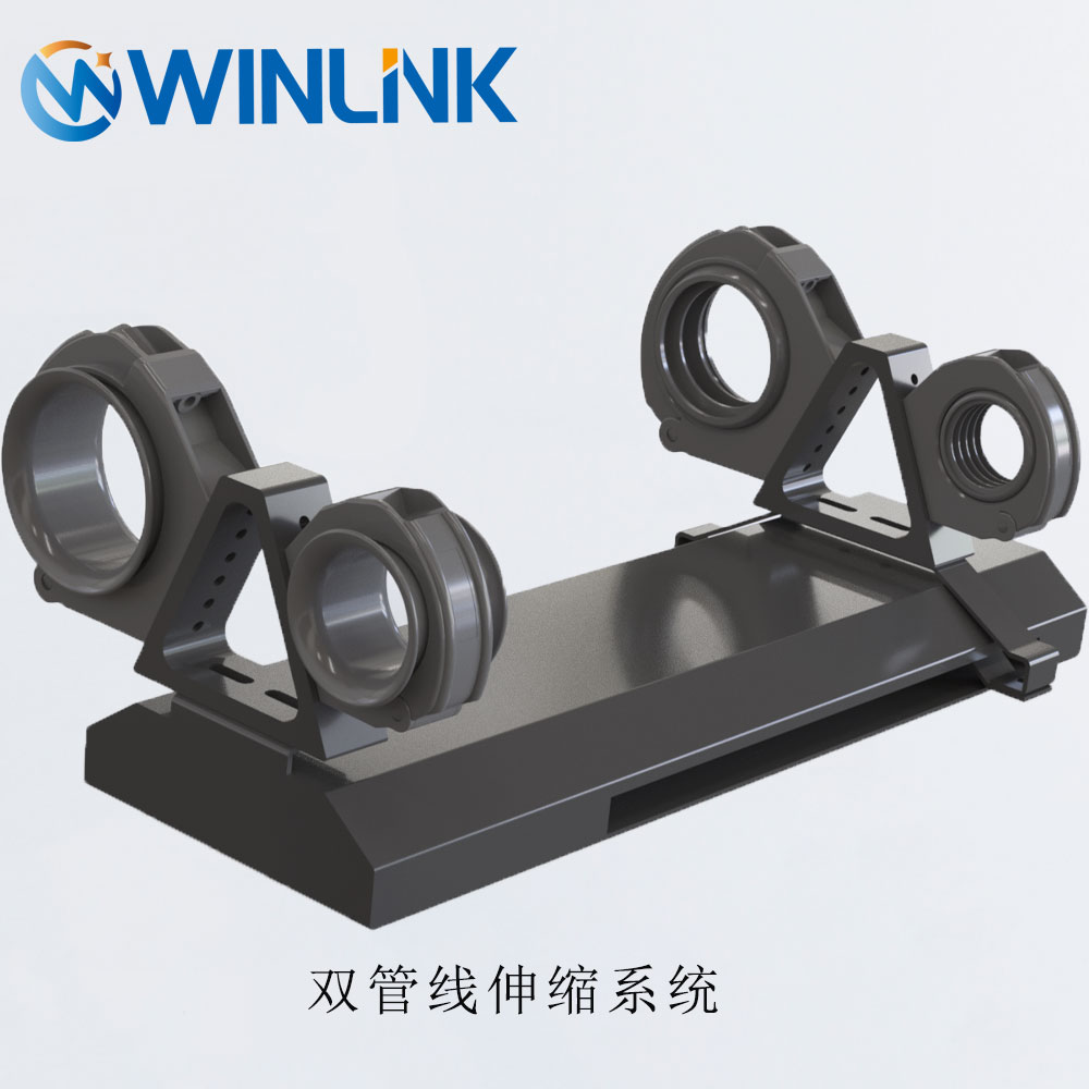 双管线包伸缩盒